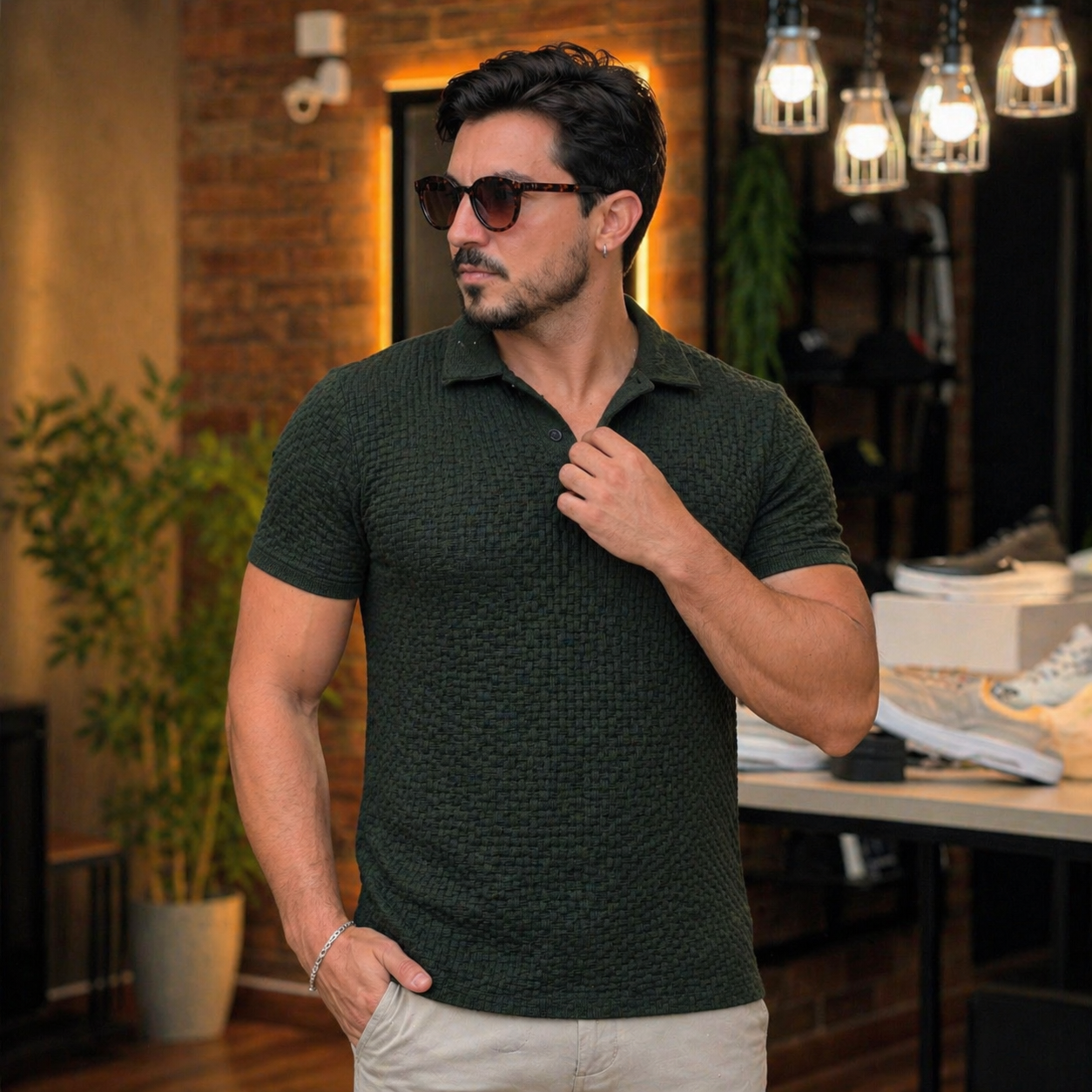 Camisa Polo Elegant Masculina - foto 5